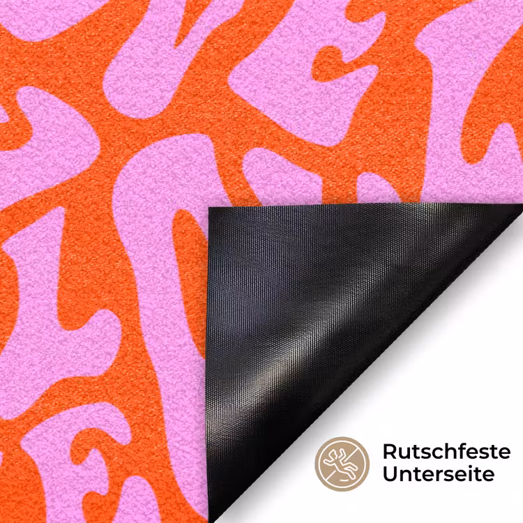 Love - Roze - Valentijn - Rood Deurmat klein 898 -antislip_DE