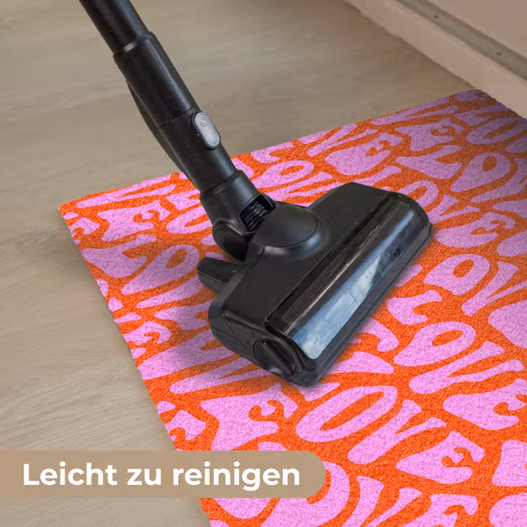 Love - Roze - Valentijn - Rood Deurmat klein 898 -reinigen_DE
