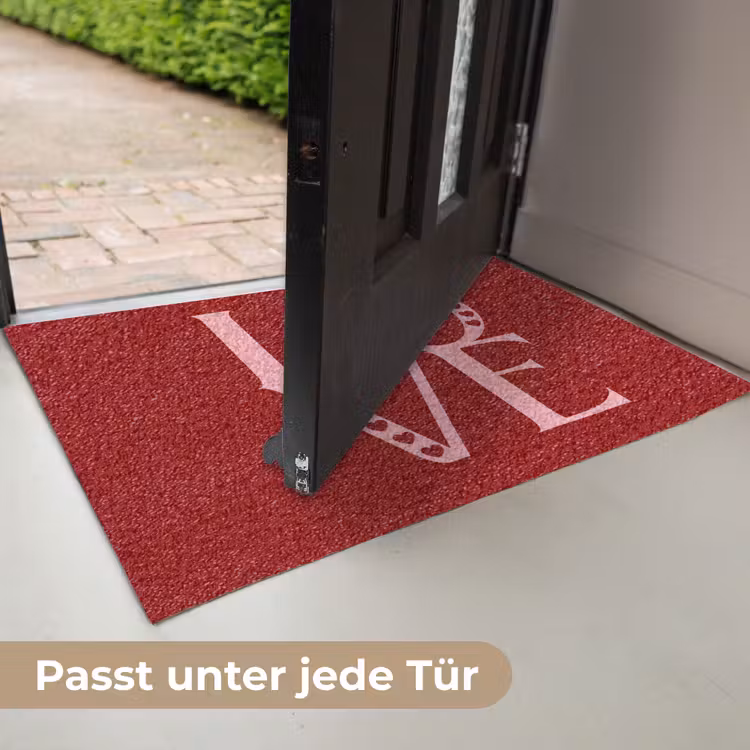 Love - Rood - Hatjes Deurmat klein -USP_DE