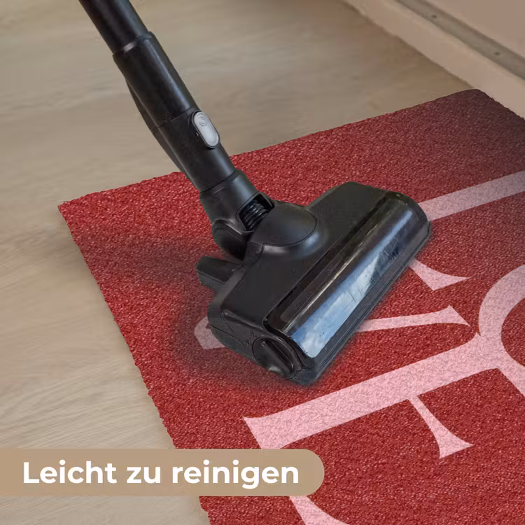 Love - Rood - Hatjes Deurmat klein -reinigen_DE