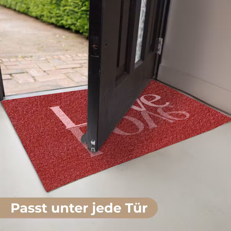 Love - Spiegeling - Rood Deurmat klein -USP_DE
