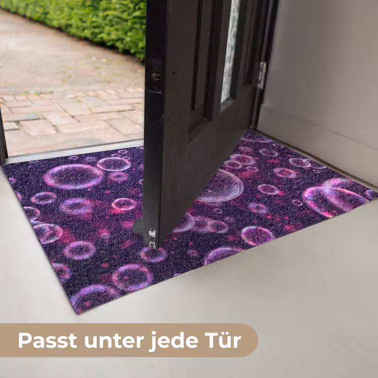 Paars - Bubbels - Schuim Deurmat klein -USP_DE
