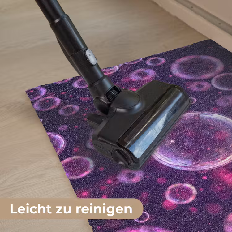 Paars - Bubbels - Schuim Deurmat klein -reinigen_DE