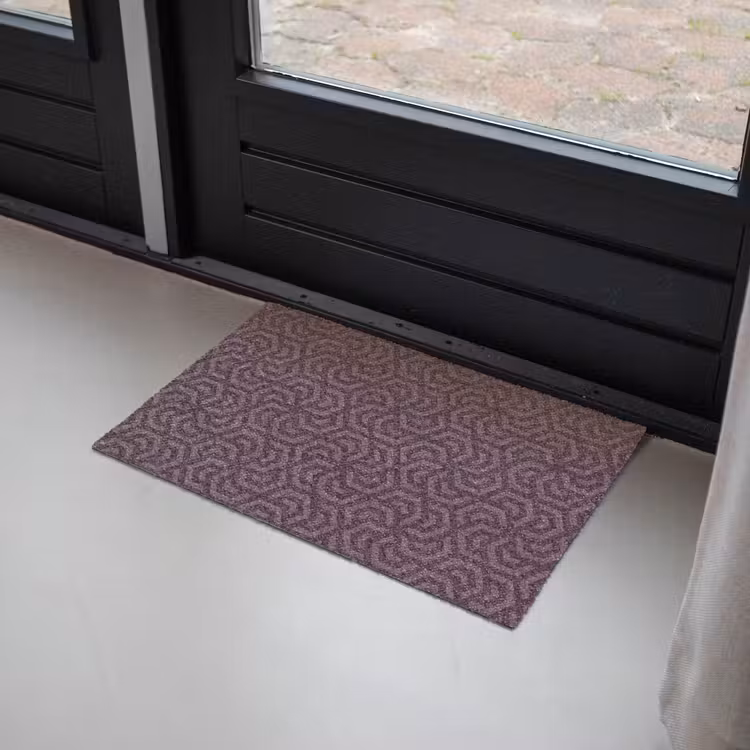 Paars - Geometrisch - Patroon - Donker Deurmat klein 898 -sfeer2