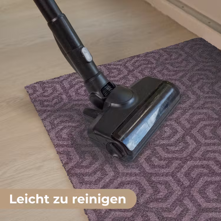 Paars - Geometrisch - Patroon - Donker Deurmat klein 898 -reinigen_DE