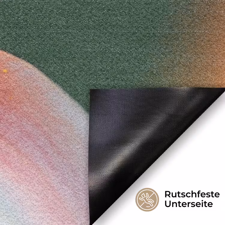Lelie - Close up - Lichtroze Deurmat klein -antislip_DE