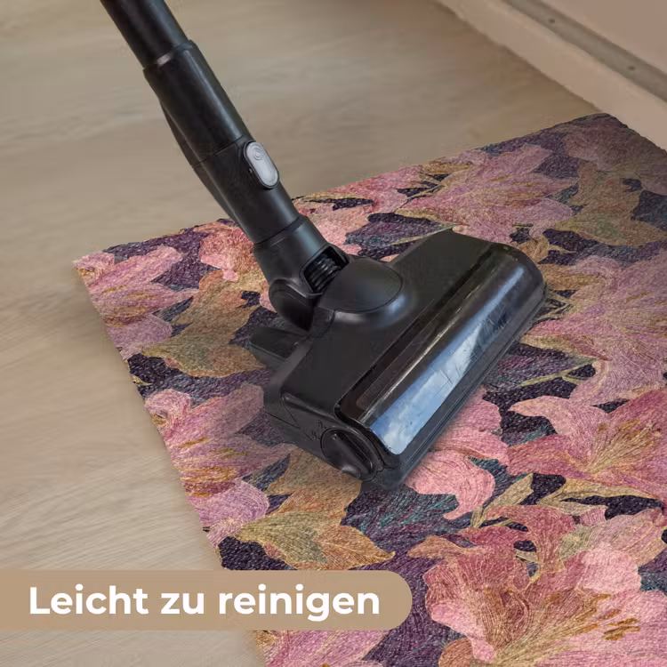 Lelies - Patroon - Roze - Goud Deurmat klein 898 -reinigen_DE