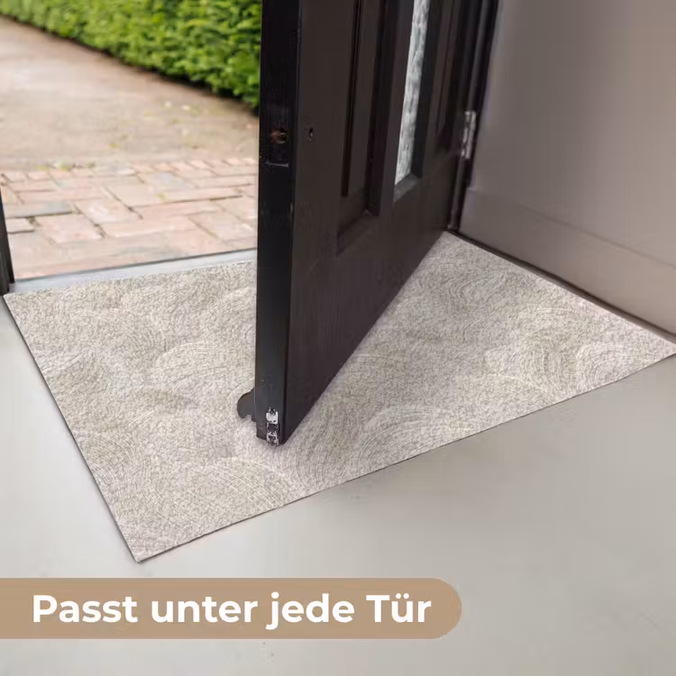 Lijnen - Waaier - Beige Deurmat klein 898 -USP_DE