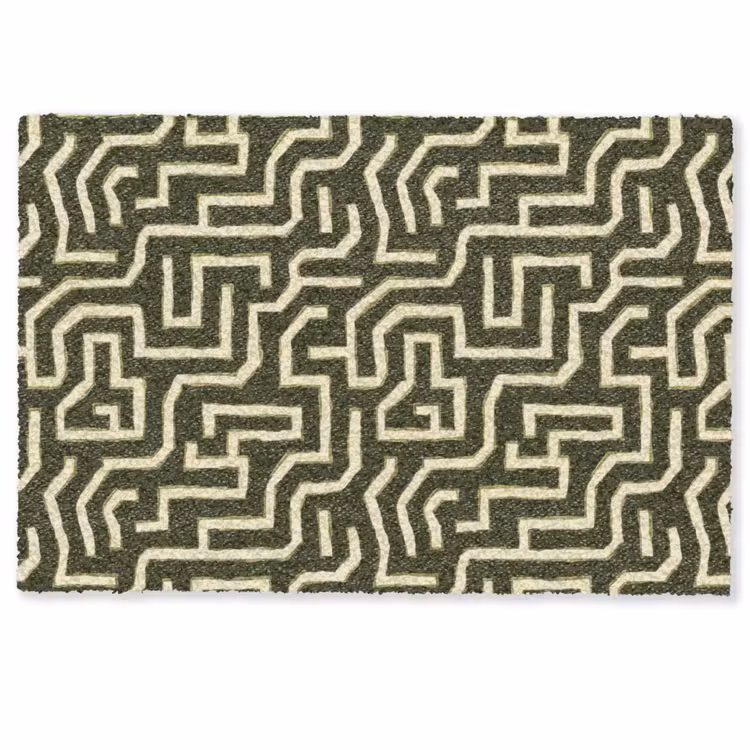 Lijnen - Abstract - Groen Deurmat klein 898 -zkaufland3d