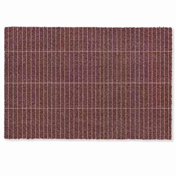 Lijnen - Patroon - Bordeaux Deurmat klein 898 -zkaufland3d