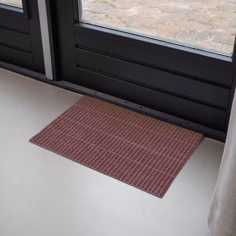 Lijnen - Patroon - Bordeaux Deurmat klein 898 -sfeer2