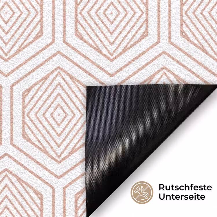 Lijnen - Patroon - Symmetrisch Deurmat klein 898 -antislip_DE