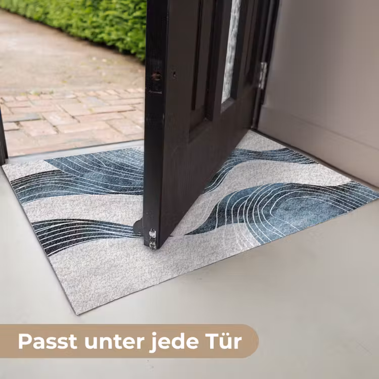 Lijnen - Golven - Abstract - Grijs Deurmat klein -USP_DE