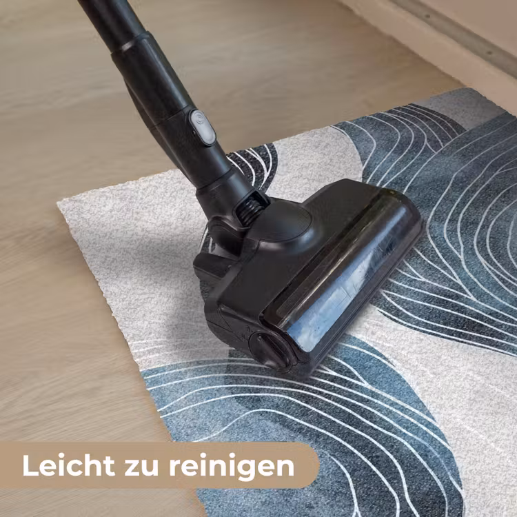 Lijnen - Golven - Abstract - Grijs Deurmat klein -reinigen_DE