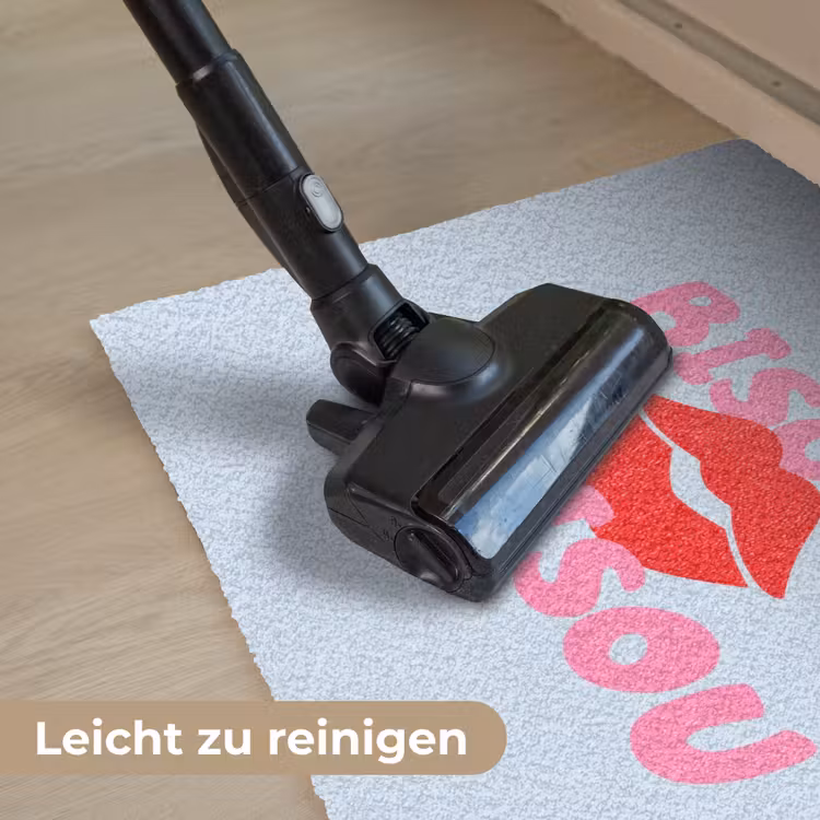 Lippen - Bisou - Blauw Deurmat klein -reinigen_DE