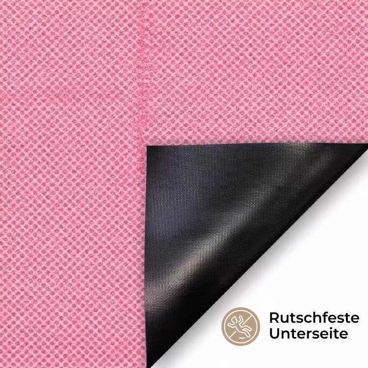 Lippen - Tekst - Kleurrijk Deurmat klein -antislip_DE