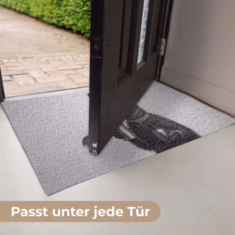 Lama - Flessen - Zwart - Wit Deurmat klein -USP_DE