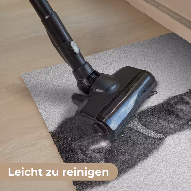 Lama - Flessen - Zwart - Wit Deurmat klein -reinigen_DE