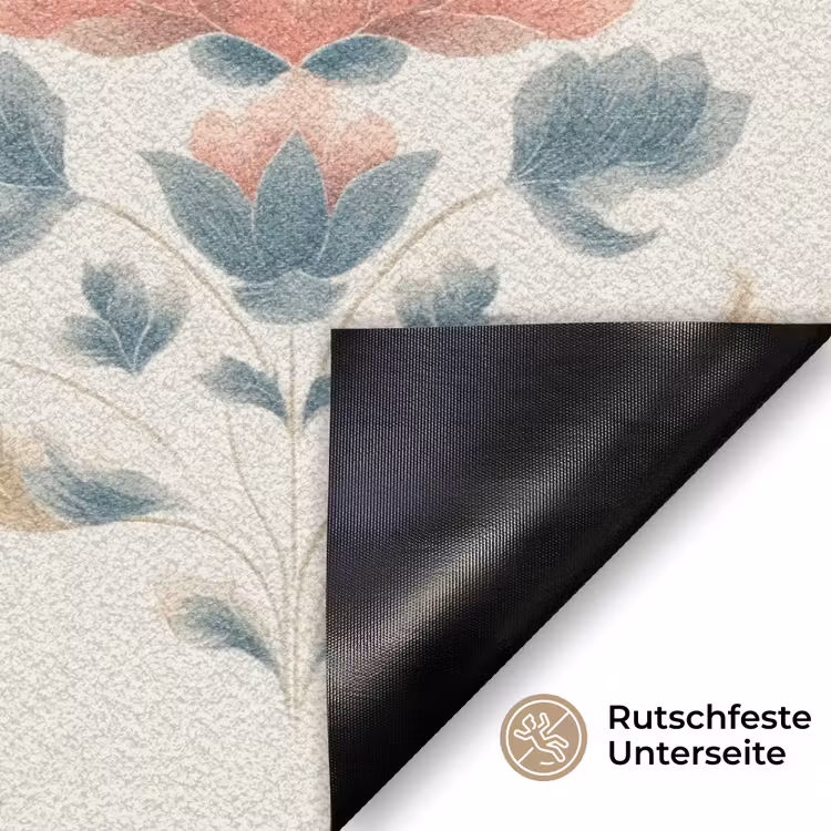 Lotus - Bloemen - Roze Deurmat klein 898 -antislip_DE