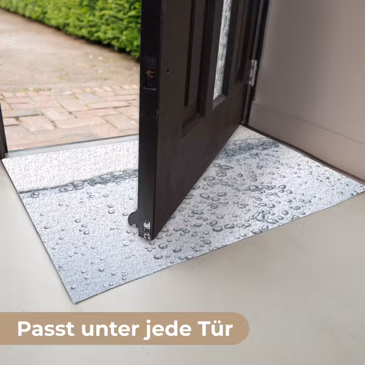 Luchtbellen - Water - Dynamisch Deurmat klein -USP_DE