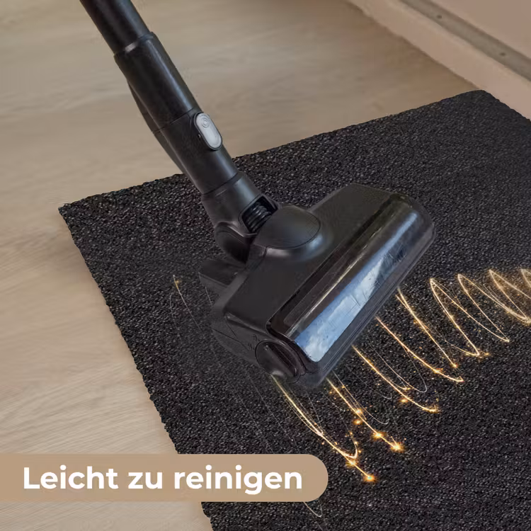 Magisch - Kerstboom - Lichtspiralen - Zwart Deurmat klein -reinigen_DE