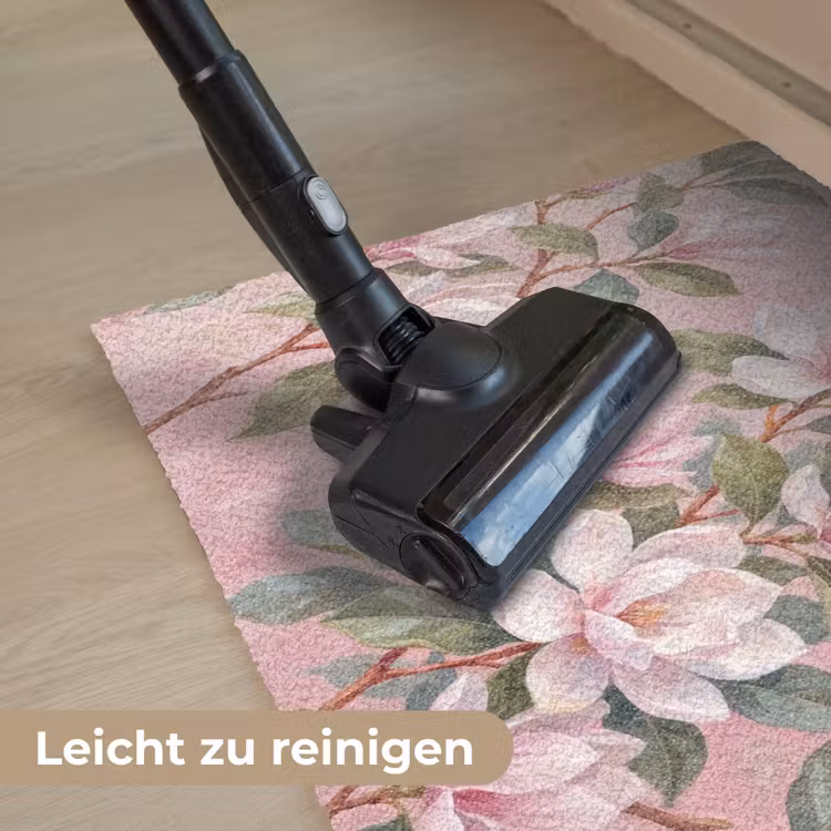 Magnolia's - Patroon - Roze Deurmat klein -reinigen_DE