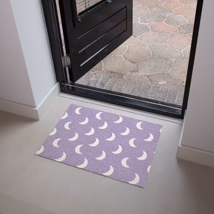 Manen - Patroon - Paars Deurmat klein 898 -sfeer5
