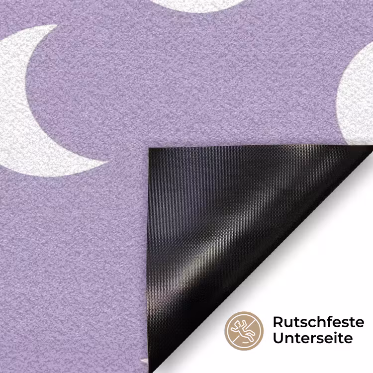 Manen - Patroon - Paars Deurmat klein 898 -antislip_DE