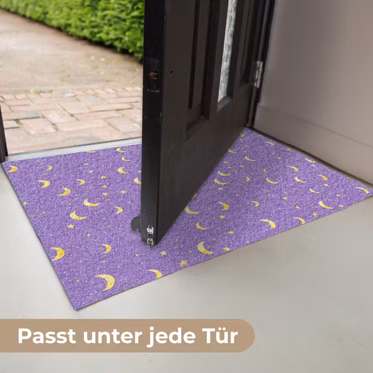 Manen - Sterren - Paars Deurmat klein 898 -USP_DE
