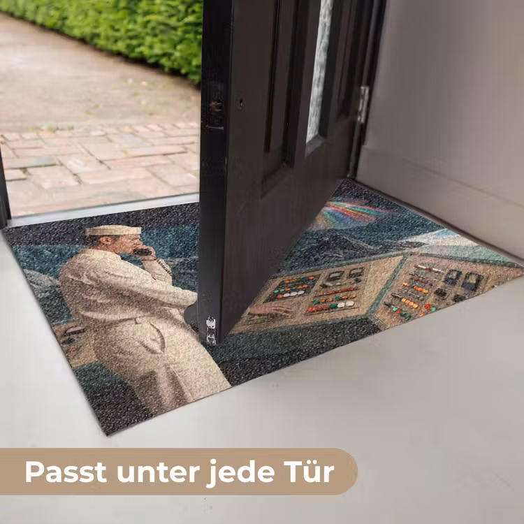 Fußmatte - Mann – Kontrollraum – Strand - Man - Controlekamer - Strand Deurmat klein