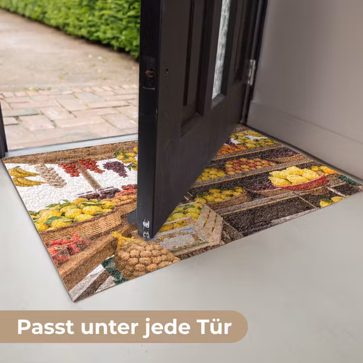 Fußmatte - Marktstand – Obst – Frisch - Marktkraam - Fruit - Vers Deurmat klein
