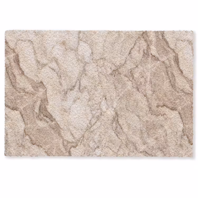 Marmer - Aderen - Textuur - Beige - Modern Deurmat klein -zkaufland3d