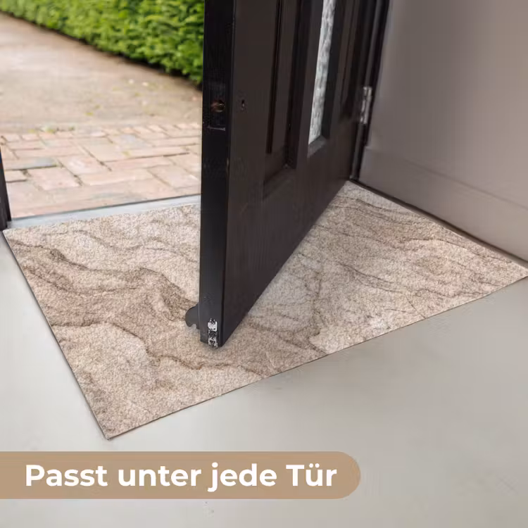 Marmer - Aderen - Textuur - Beige - Modern Deurmat klein -USP_DE