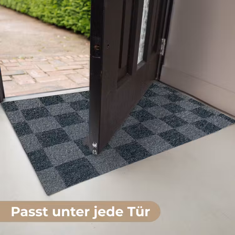Marmer - Patroon - Antraciet Deurmat klein 898 -USP_DE