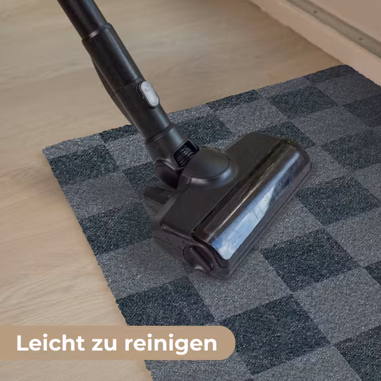 Marmer - Patroon - Antraciet Deurmat klein 898 -reinigen_DE