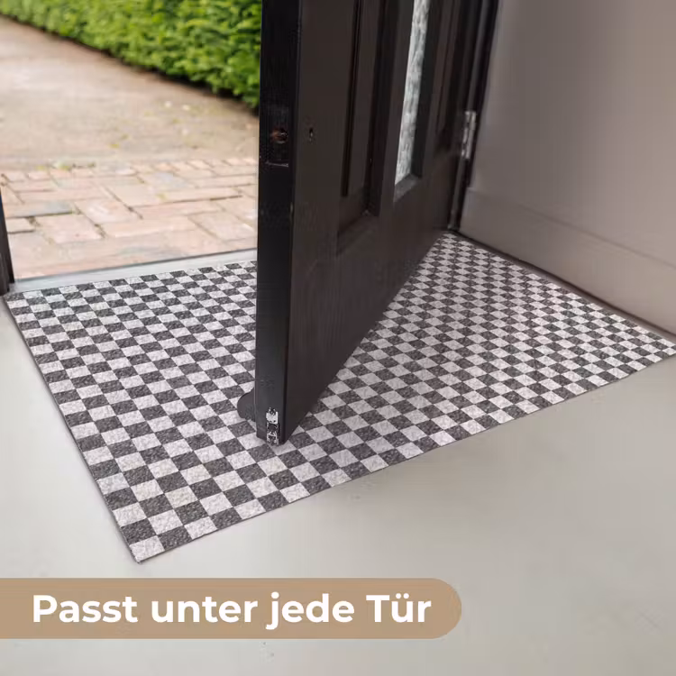 Marmer - Patroon - Grijs Deurmat klein 898 -USP_DE