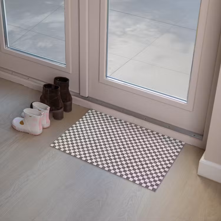 Marmer - Patroon - Grijs Deurmat klein 898 -sfeer3