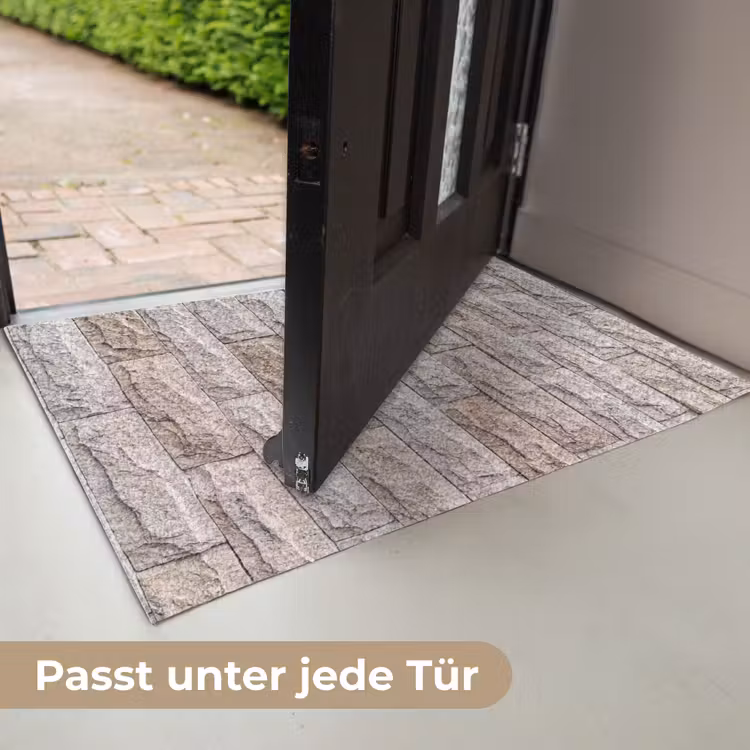 Muur - Steen - Ruw - Beige - Textuur Deurmat klein -USP_DE