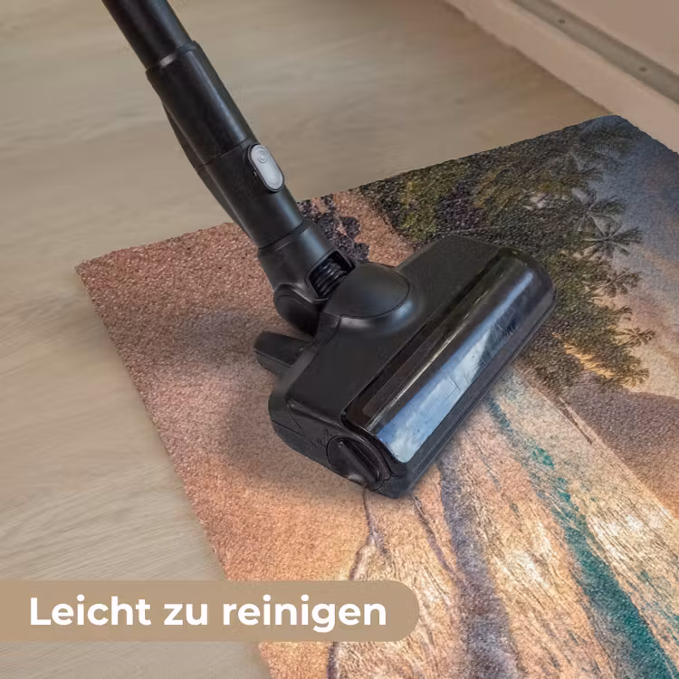 Zee - Berg - Landschap - Tropisch - Goud Deurmat klein -reinigen_DE