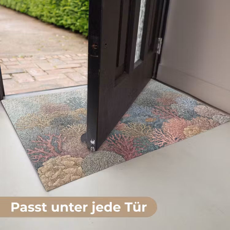 Zee - Koraal - Vis - Natuur - Kleurrijk Deurmat klein -USP_DE