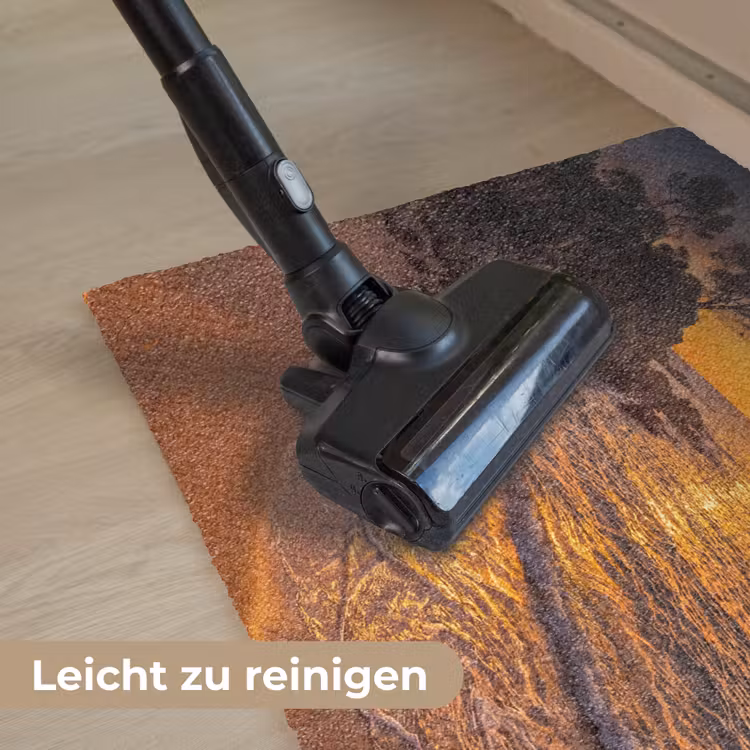 Zee - Kust - Zonsondergang - Natuur - Oranje Deurmat klein -reinigen_DE