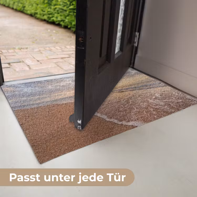 Zee - Kustlijn - Wolken - Landschap - Oranje Deurmat klein -USP_DE