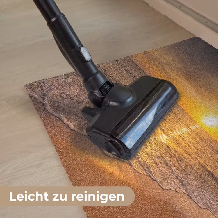Zee - Zonsondergang - Golven - Kust - Oranje Deurmat klein -reinigen_DE
