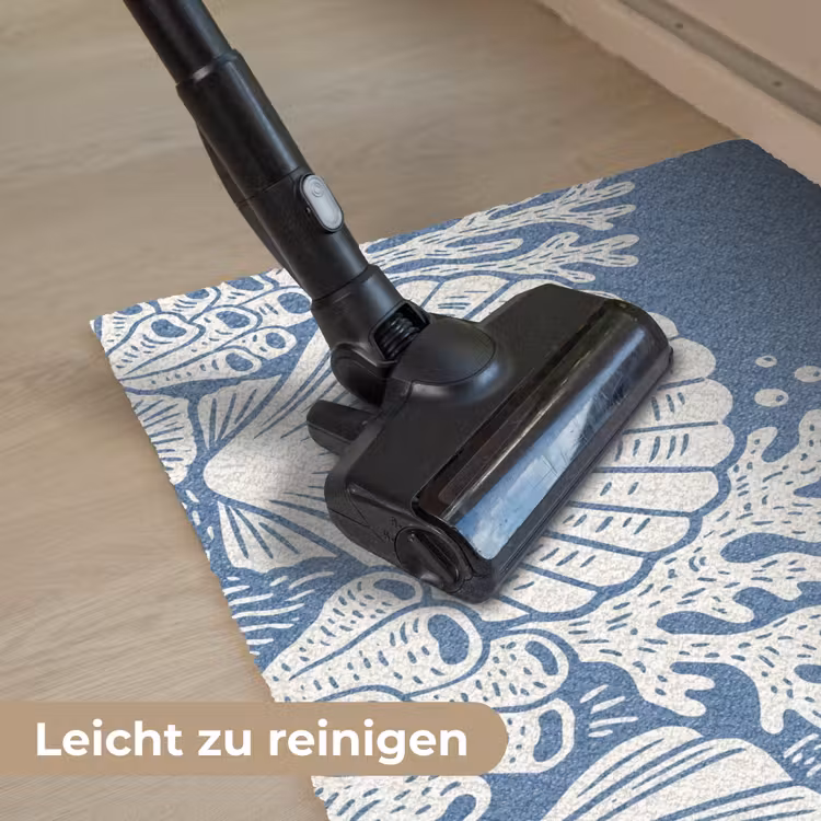 Zeeleven - Koraal - Schelp - Vis - Illustratie - Onderwater Deurmat klein -reinigen_DE