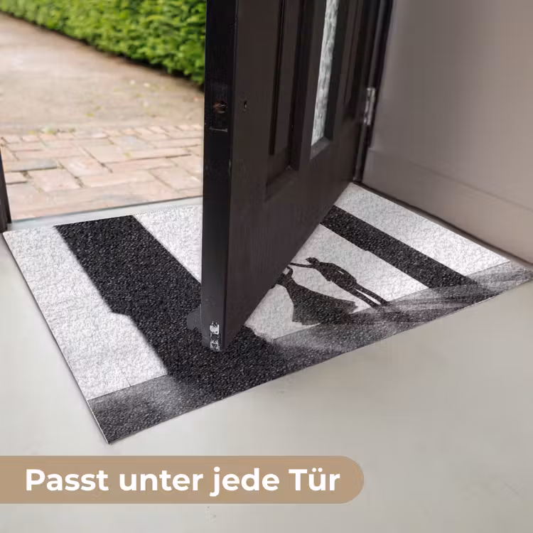 Mensen - Schaduw - Dans - Zwart-wit - Liefde Deurmat klein -USP_DE