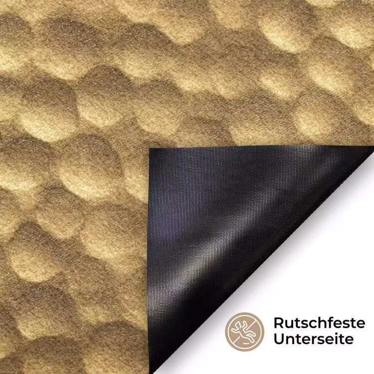 Metaal - Dynamisch - Goud Deurmat klein 898 -antislip_DE