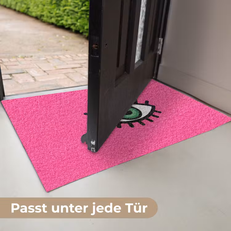Minimalistisch - Oog - Roze Deurmat klein -USP_DE