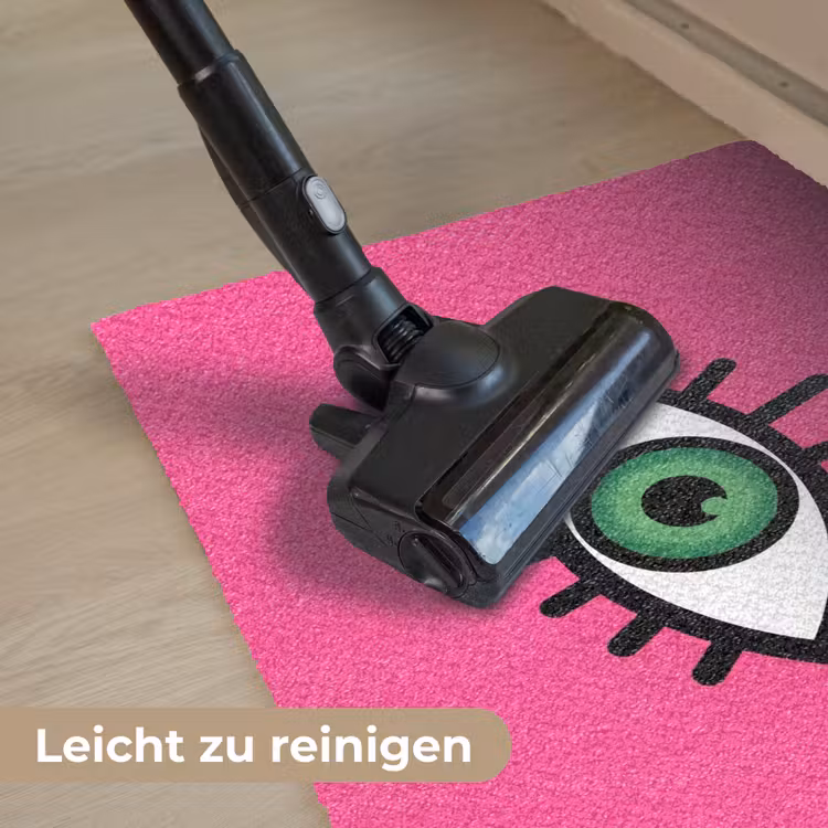 Minimalistisch - Oog - Roze Deurmat klein -reinigen_DE