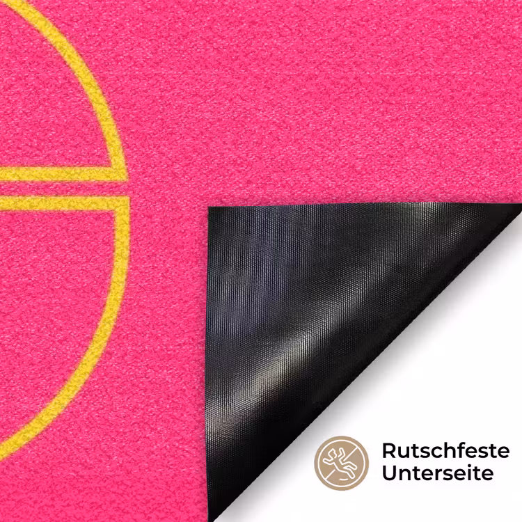 Minimalistisch - Roze - Dream big - Grafisch Deurmat klein -antislip_DE