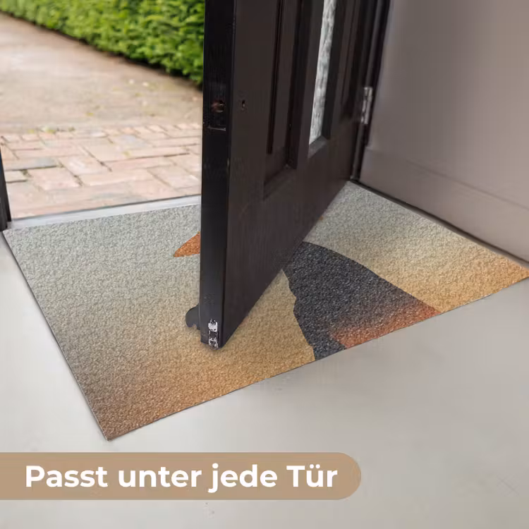 Minimalistisch - Silhouet - Oranje Deurmat klein -USP_DE